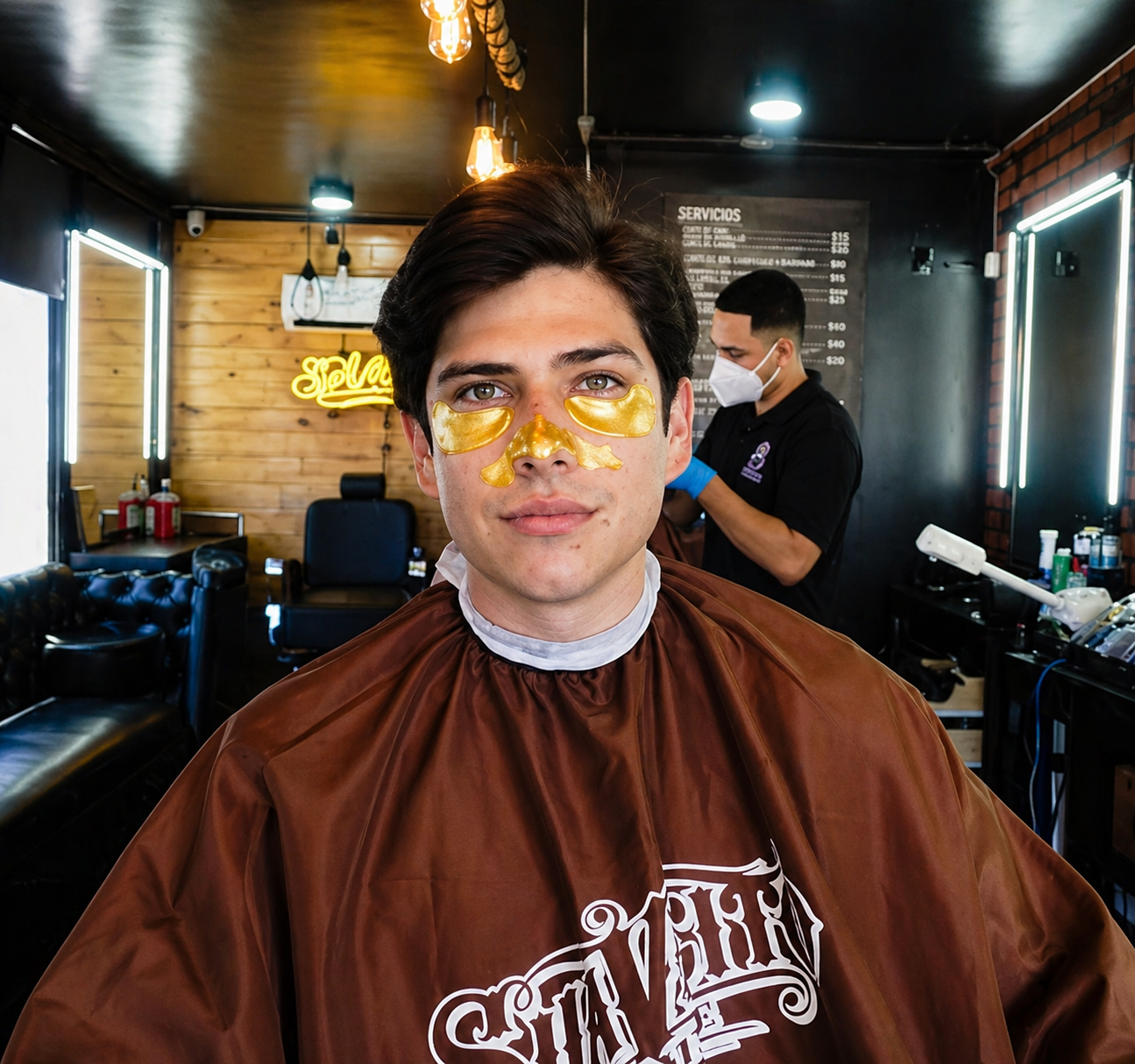 Corte principal mostrado en 7Black Barbería