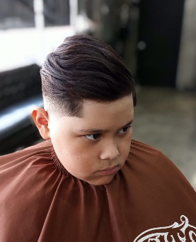 Corte realizado en 7Black Barbería